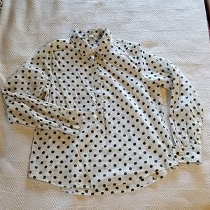 J. Crew Polka Dot Blouse